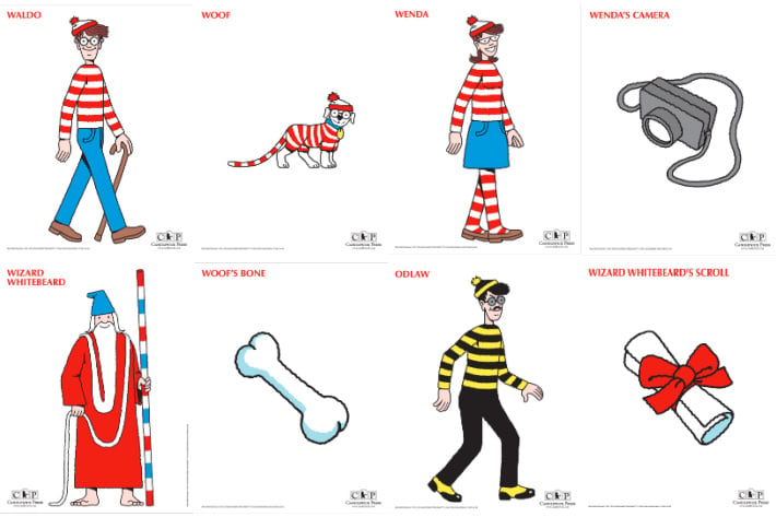 Where's Waldo Character Pack Sheets